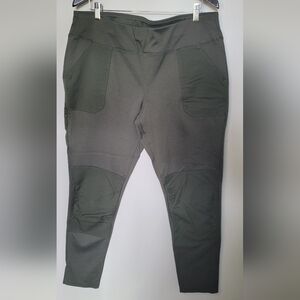 Carhartt Womens Force Fitted Midweight Utility Leggings Olive Green 16/18
